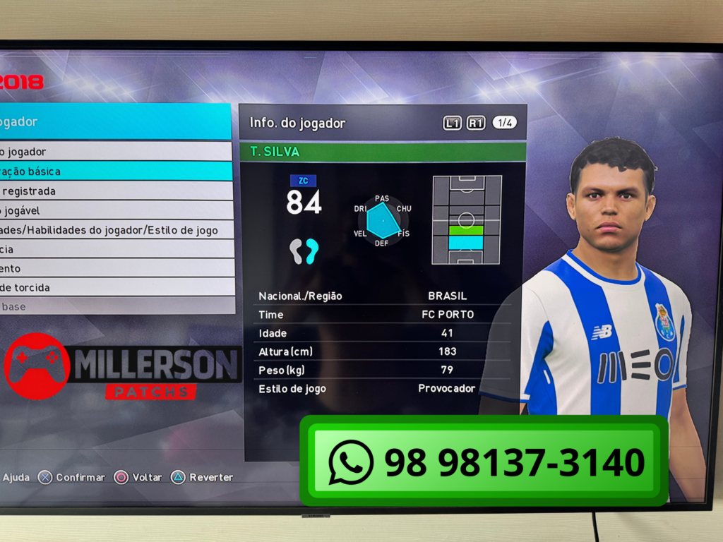 PATCH PES 2018 PS3 ATUALIZADO HULK NO FLUMINENSE – Millerson Patchs