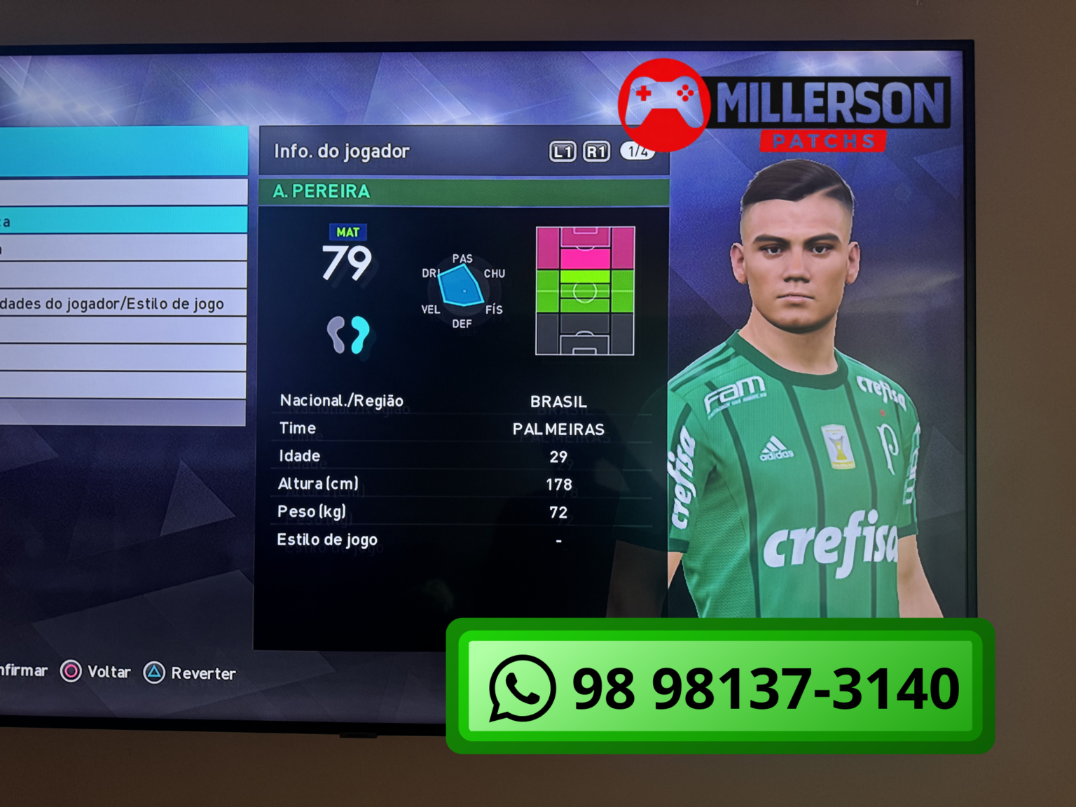 PATCH PES 2018 PS3 ATUALIZADO HULK NO FLUMINENSE – Millerson Patchs