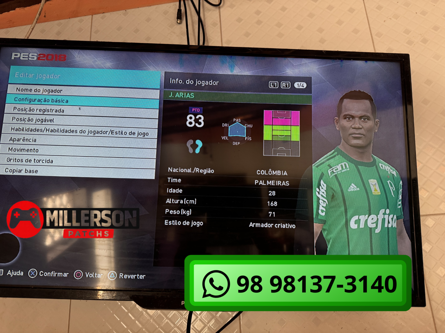 PATCH PES 2018 PS3 ATUALIZADO HULK NO FLUMINENSE – Millerson Patchs