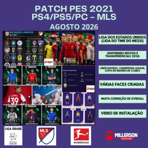 PES 2021 PS4/PS5/PC - LIGA MLS - PATCH 2026