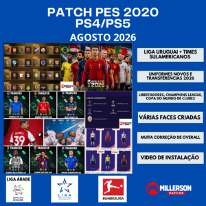 PES 2020 Atualização para PES 2026 do PS4/PS5 Patch