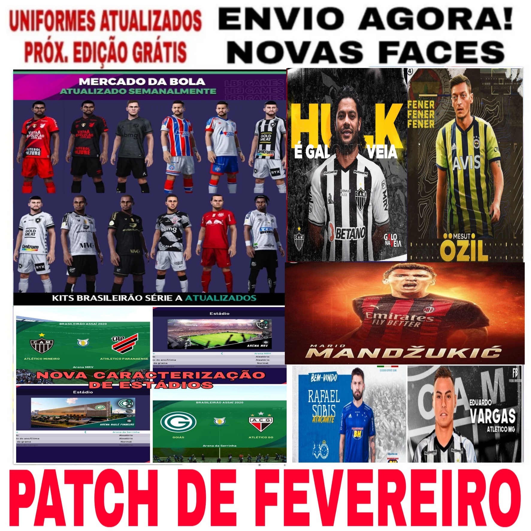 V8 - Patch Pes 2021 Ps4, Libertadores, Brasileirão E Brinde