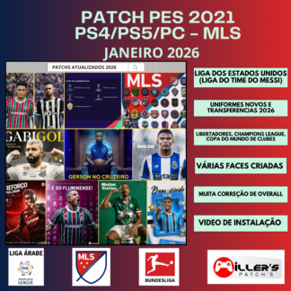 PES 2021 PS4/PS5/PC - LIGA MLS - PATCH 2026