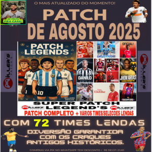 ATUALIZAÇÃO PARA O PES 2020 PS4/PS5 PATCH LEGENDS Millers Patchs