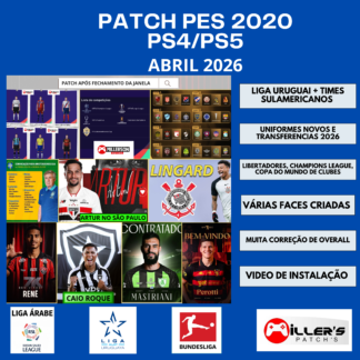 PES 2020 Atualização para PES 2026 do PS4/PS5 Patch