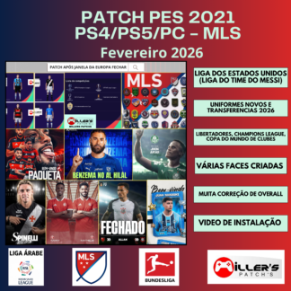 PES 2021 PS4/PS5/PC - LIGA MLS - PATCH 2026