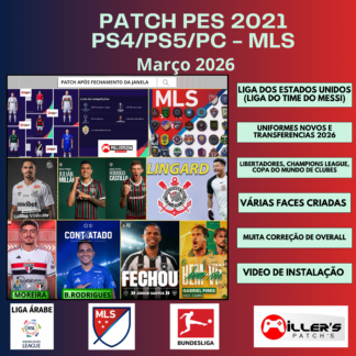 PES 2021 PS4/PS5/PC - LIGA MLS - PATCH 2026