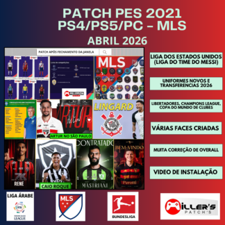 PES 2021 PS4/PS5/PC - LIGA MLS - PATCH 2026