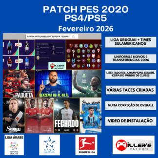 PES 2020 Atualização para PES 2026 do PS4/PS5 Patch