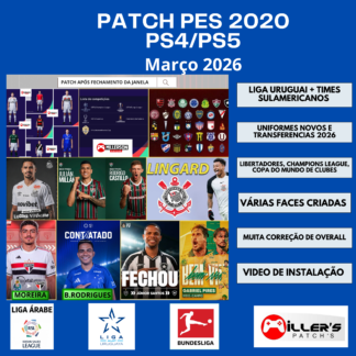 PES 2020 Atualização para PES 2026 do PS4/PS5 Patch