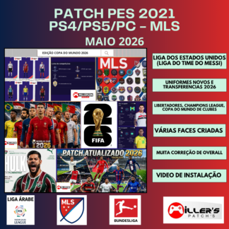 PES 2021 PS4/PS5/PC - LIGA MLS - PATCH 2026