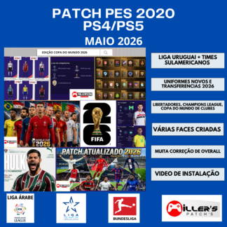 PES 2020 Atualização para PES 2026 do PS4/PS5 Patch