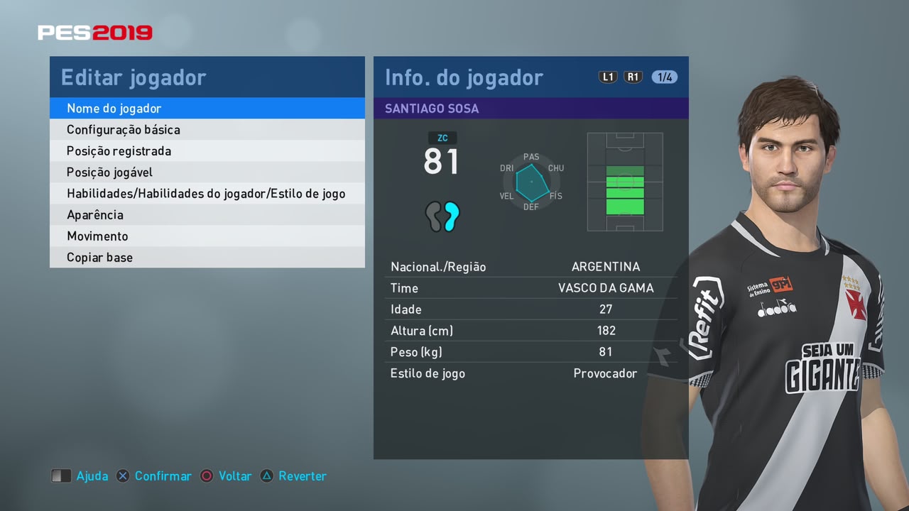 PATCH PES 2019 PS4/PS5 – Atualizado e Completo 2026 - Imagem 16