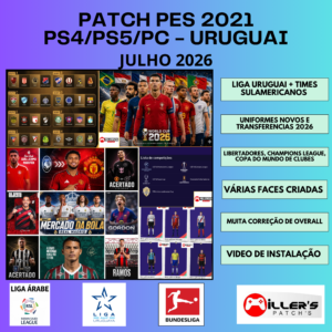 PATCH PES 2021 PS4/PS5/PC LIBERTADORES COM HULK NO FLUMINENSE