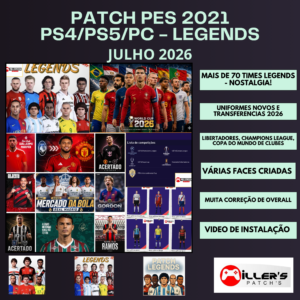 PES 2021 PS4/PS5/PC - PATCH TIMES LENDAS