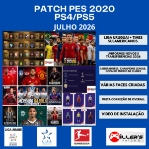 PES 2020 Atualização para PES 2026 do PS4/PS5 Patch