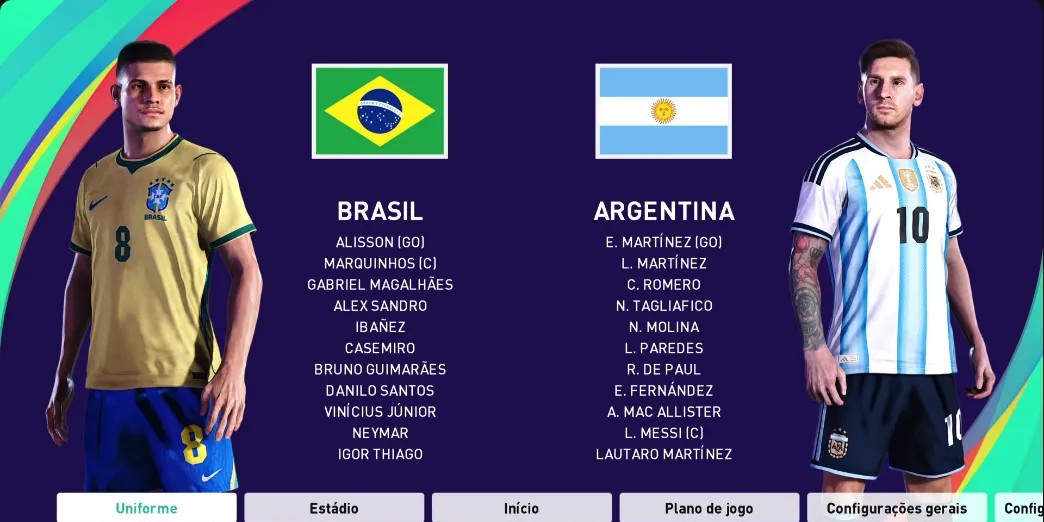 PATCH PES 2021: ESPECIAL COPA DO MUNDO 2026 COM 48 SELEÇÕES - PS4/PS5/PC - Imagem 3