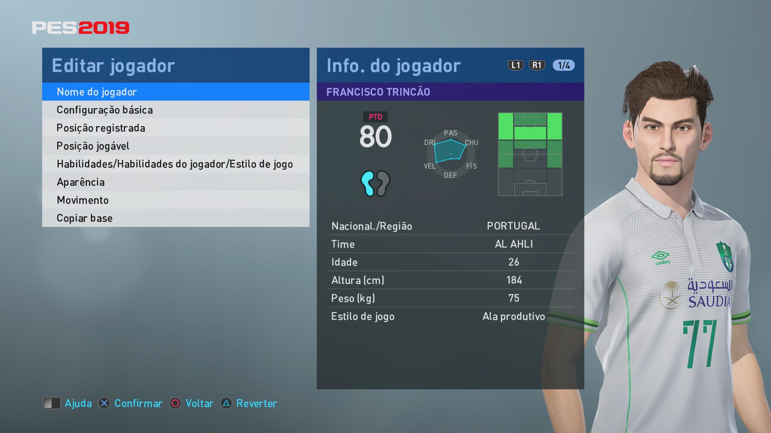 PATCH PES 2019 PS4/PS5 – Versão 2026 - Imagem 27