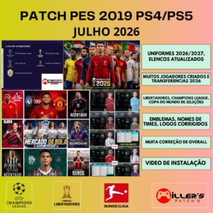 PATCH PES 2019 PS4/PS5 – Versão 2026