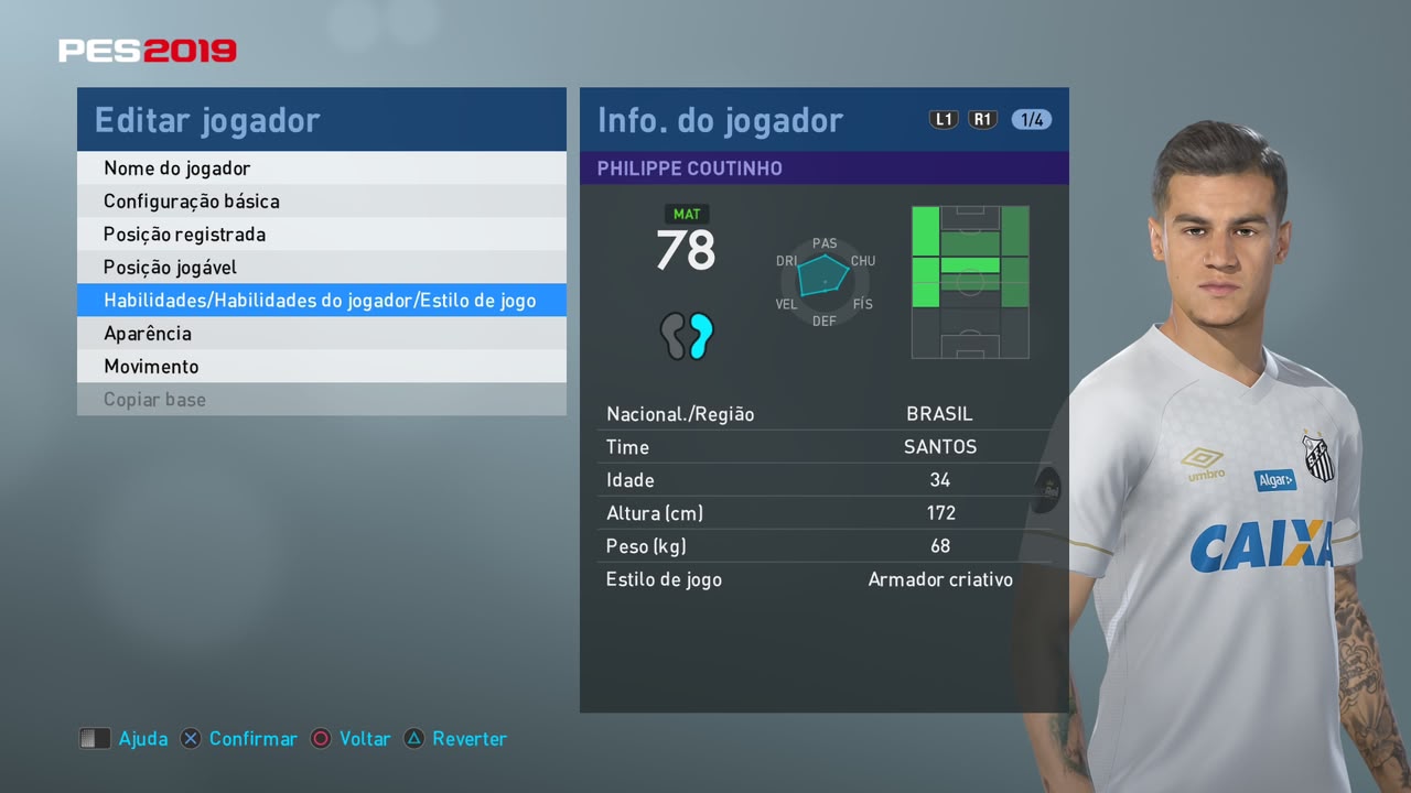 PATCH PES 2019 PS4/PS5 – Atualizado e Completo 2026 - Imagem 15
